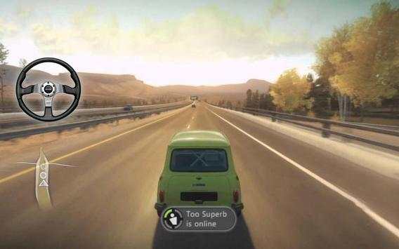 Mr.Bean racing in car screenshot 1