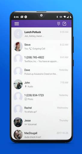 Free TextNow - Virtual Call & SMS free Number Tips screenshot 1