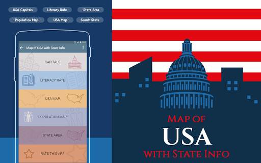 Map of USA скриншот 5