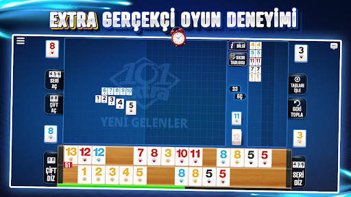 101 Yüzbir Okey Extra - Online screenshot 2