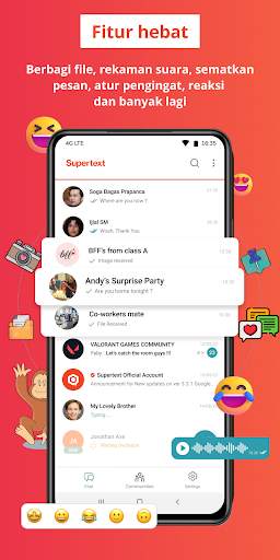 Supertext Messenger screenshot 5