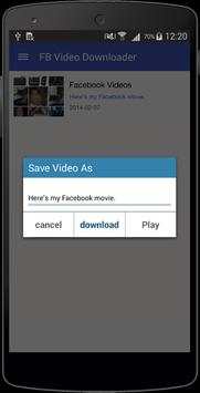 Video Downloader From Facebook screenshot 2