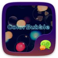 GO SMS COLOR BUBBLE THEME