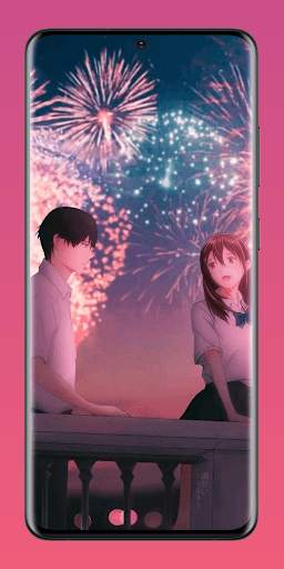 Anime Couple Wallpaper HD 4K screenshot 1