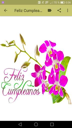 Feliz Cumpleaños Con Flores screenshot 8