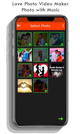 Love Slideshow with Music - Photo Video Editor screenshot 1