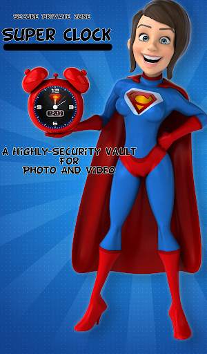 Super Clock Vault - Private Photo, Video Locker screenshot 1