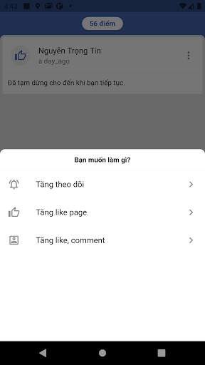 fBoost - Tăng like, follow miễn phí cho Facebook screenshot 2