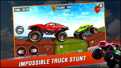 Monster Jeep Stunts : Impossible City Driving Cars screenshot 5