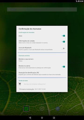 Confirmação de chamadas screenshot 6