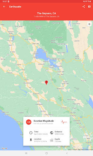 My Earthquake Alerts - Map screenshot 8