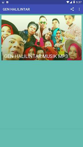 Gen Halilintar Musik Mp3 Cover screenshot 2
