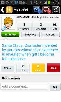 My definition screenshot 3