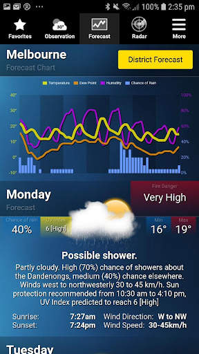 AUS Weather screenshot 3