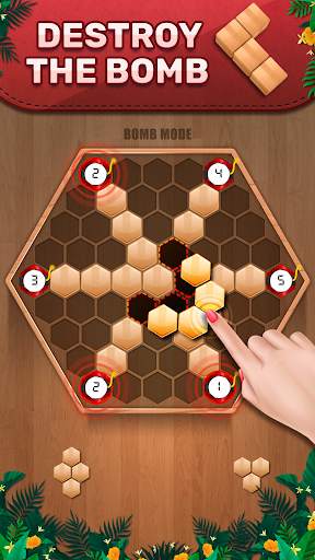 Wooden 100 Block Puzzle - Classic Wood Brain Game screenshot 3