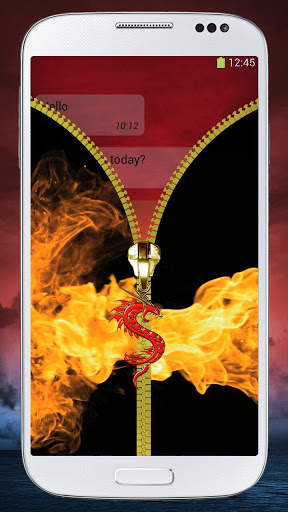 Fire lock screen - Zipper screenshot 6