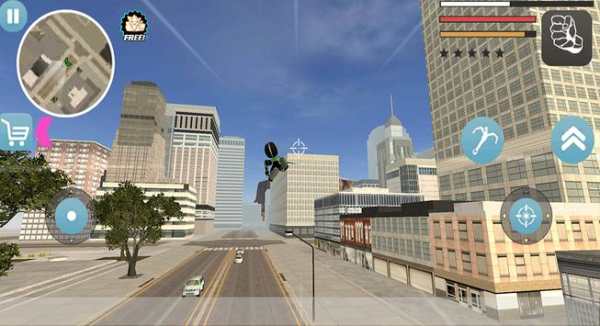 panther Stickman Black Rope Hero Gangstar Crime screenshot 1