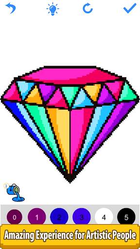 Beauty Color by Number-Pixel Art, Sandbox Coloring 6 تصوير الشاشة