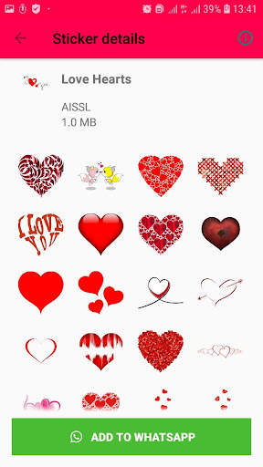 Romantic Love Sticker for WA screenshot 3