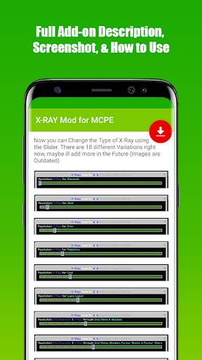 X-RAY Mod for MCPE screenshot 2