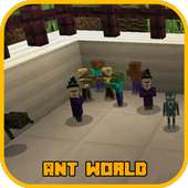Ant World Mod MCPE logo