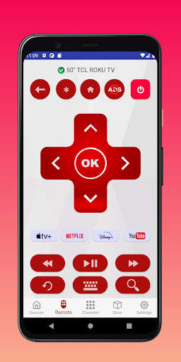 Remote for TCL - Roku TV screenshot 1