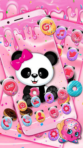 Cute, Panda, Donut Themes & Live Wallpapers screenshot 2