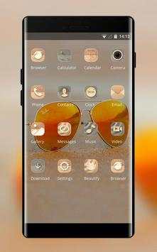 Theme for funny colour beach sunglasses screenshot 2