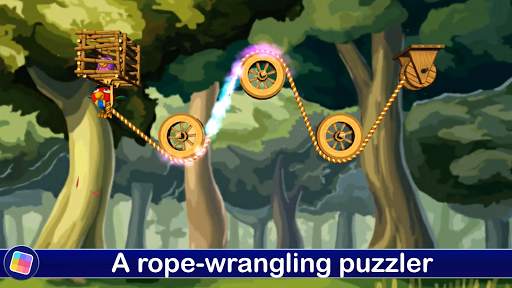 Rope Rescue: Solve Puzzles & Save Baby Birds स्क्रीनशॉट 1