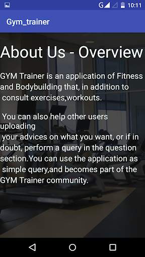 GYM Tutorial screenshot 4