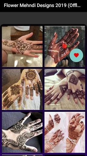 Flower Mehndi Designs 2021 (Offline) screenshot 2