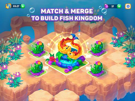 Sea Merge! Fish Games in Aquarium & Ocean Puzzle screenshot 6