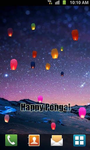 Pongal Night Live Wallpaper screenshot 4