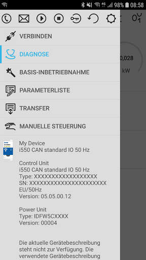 Lenze Smart Keypad screenshot 8