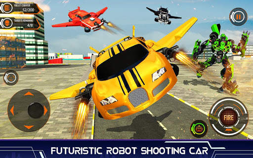 Real Robot Shooting Car Simulator: Robot Games 3D screenshot 1