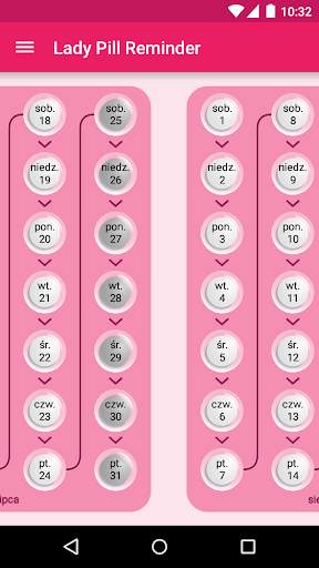 Lady Pill Reminder screenshot 2