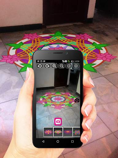 Rangoli Design Photo Camera screenshot 2