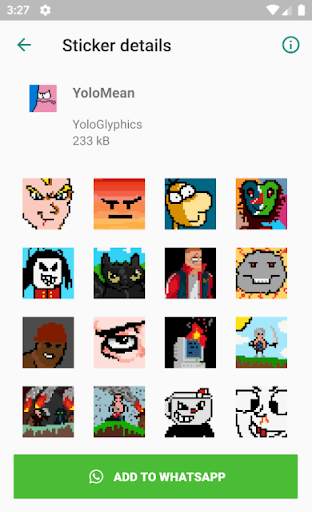 Yolo Stickers for WhatsApp - WAStickerApps screenshot 7