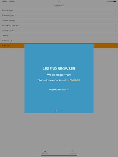 Legend Web Browser screenshot 3