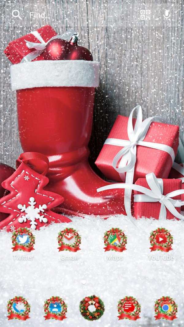 Christmas Solo Launcher Theme screenshot 8