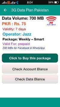 4G Data Plan Pakistan screenshot 3