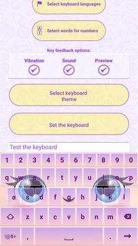 Cute Cartoon Keyboard Themes screenshot 3