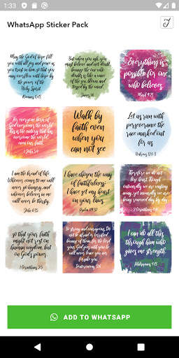 Have Faith in God Stickers for WhatsApp screenshot 3