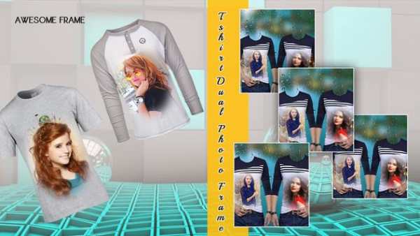 T-Shirt Dual Photo Frame screenshot 2