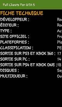 Full Cheats For GTA 5 screenshot 7