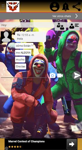 Chat Free Fire screenshot 1