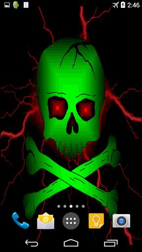 Toxic Skull Live Wallpaper screenshot 2