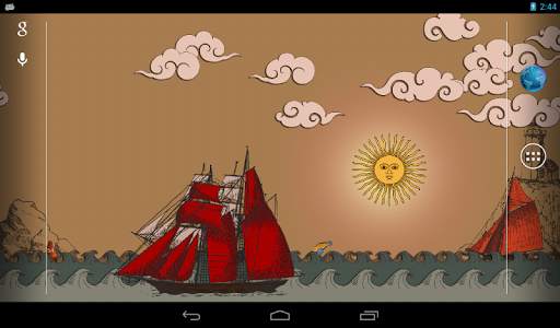 Paper Sea Live Wallpaper FREE screenshot 11