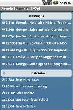 Agenda Messenger screenshot 1