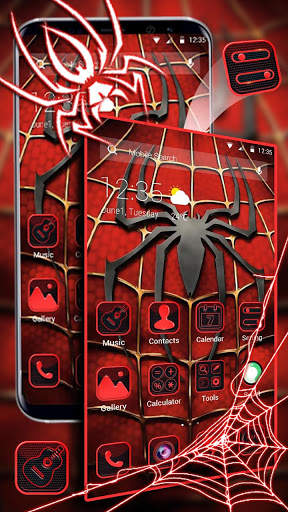 Red Spider Theme APUS Launcher screenshot 3